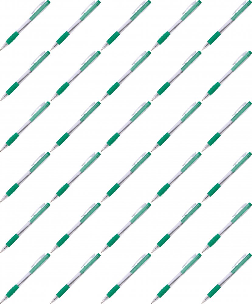 50x Długopis automatyczny Office Products, 0.7mm, zielony