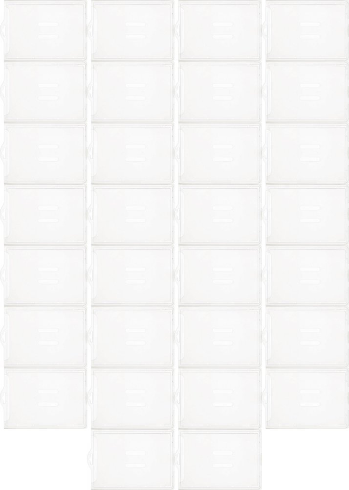50x Holder do identyfikatorów Argo, typ L, 105x78mm, przezroczysty