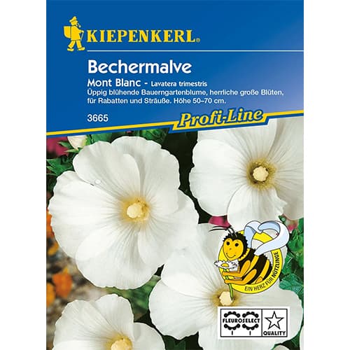 1 pac, Nalbă (Lavatera trimestris) Mont Blanc - Semințe: Mod de ambalare: 1 pac