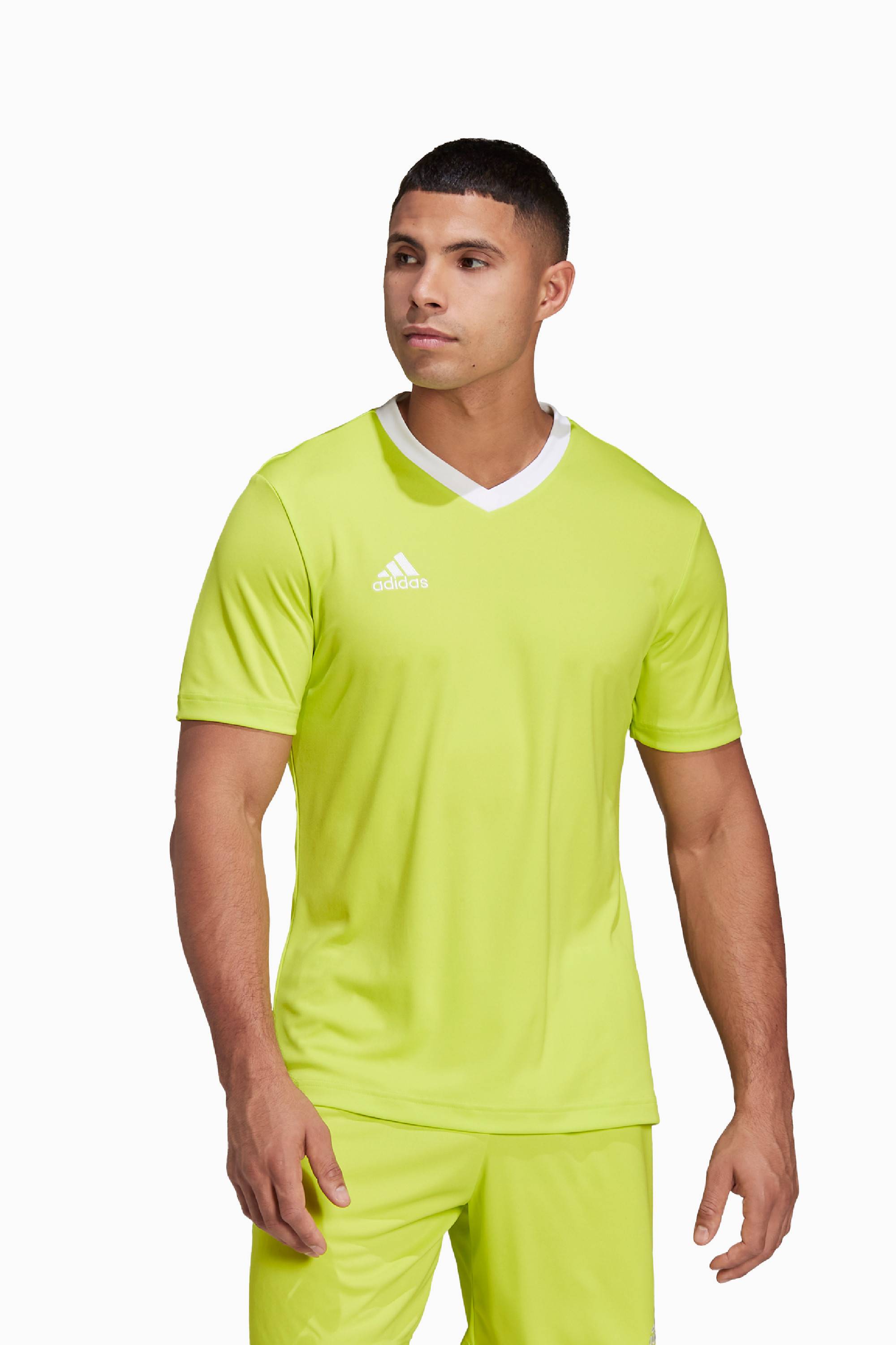 Koszulka adidas Entrada 22 - Limonkowy