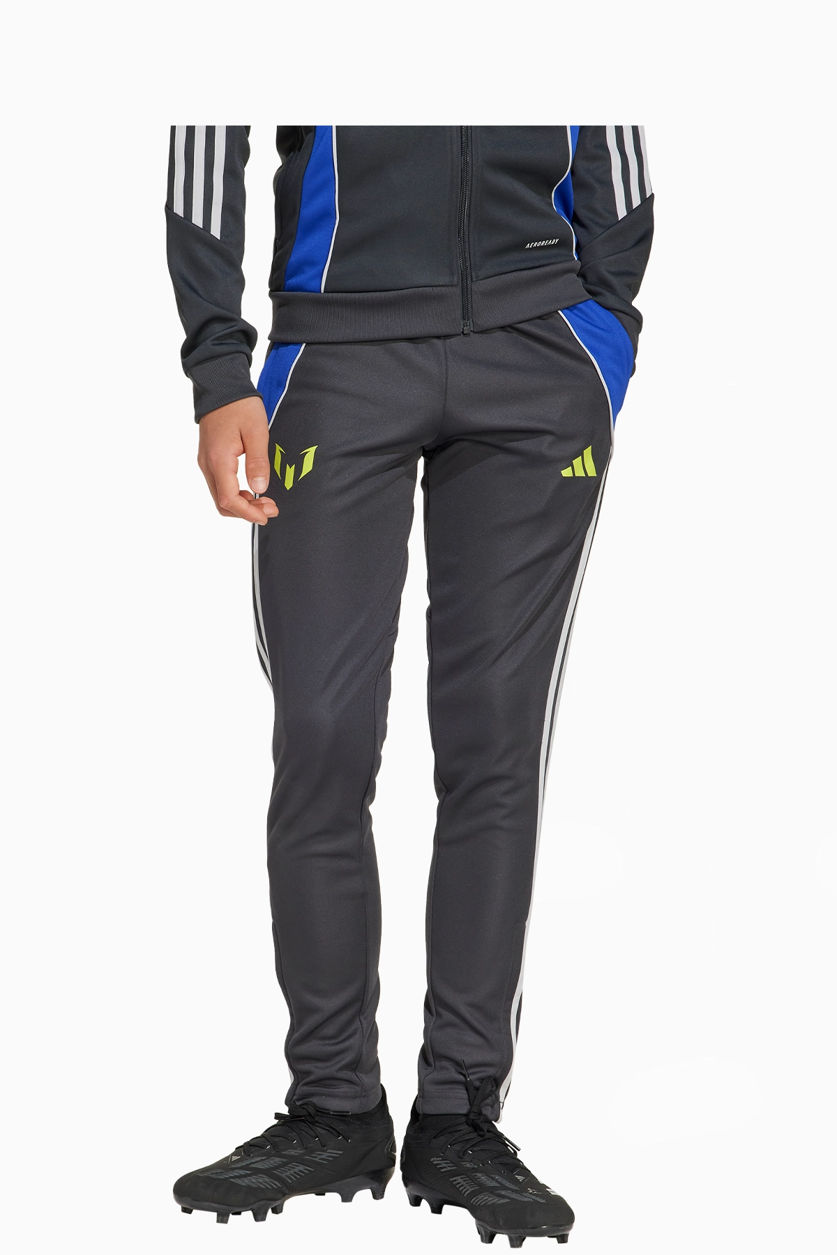 Spodnie adidas Messi Training Junior - Szary