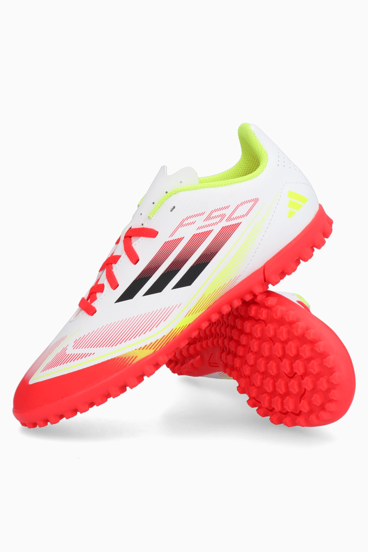 Turfy adidas F50 Club TF Junior - Biały
