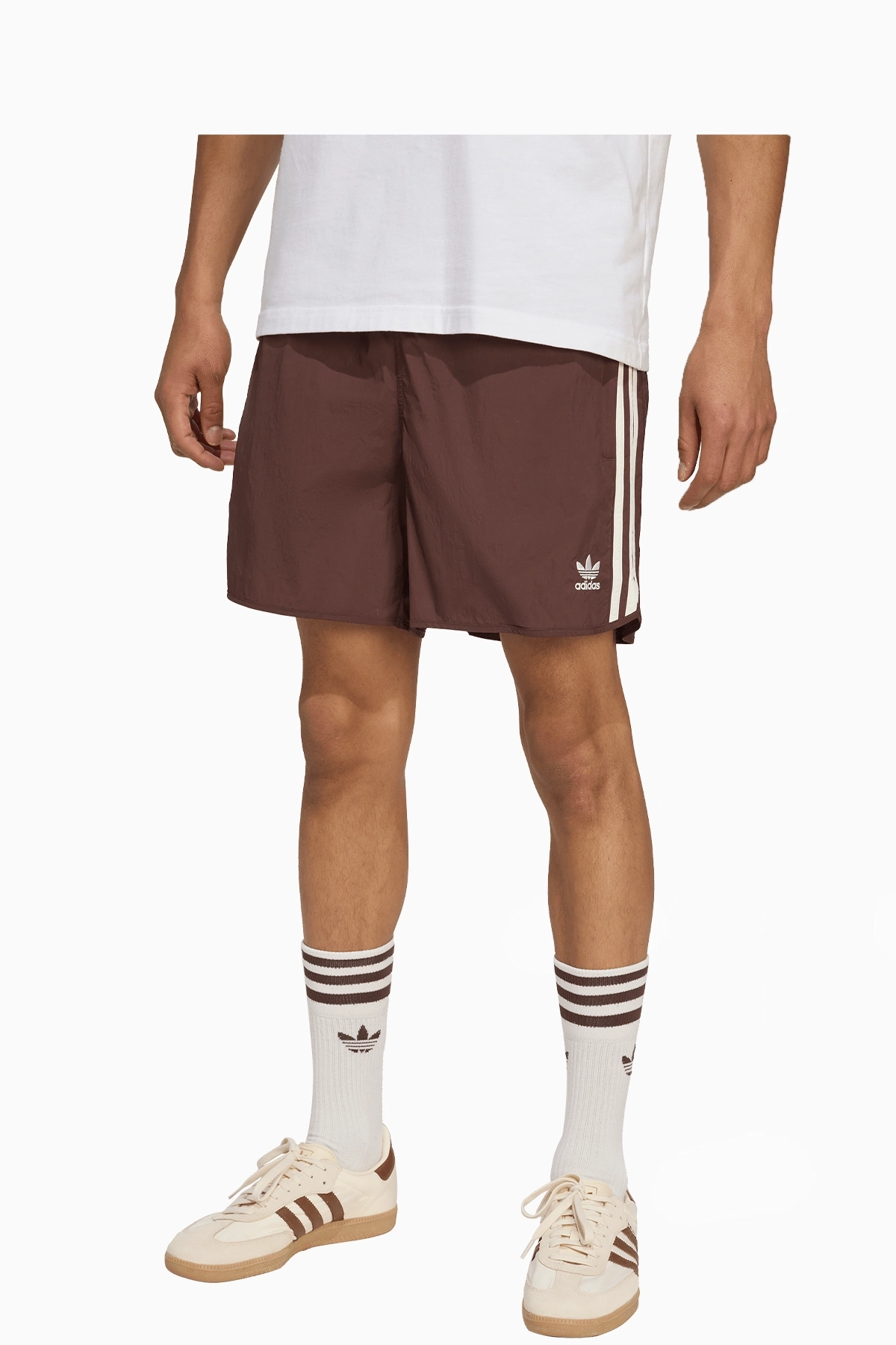 Spodenki adidas Adicolor Classics Sprinter - Brązowy
