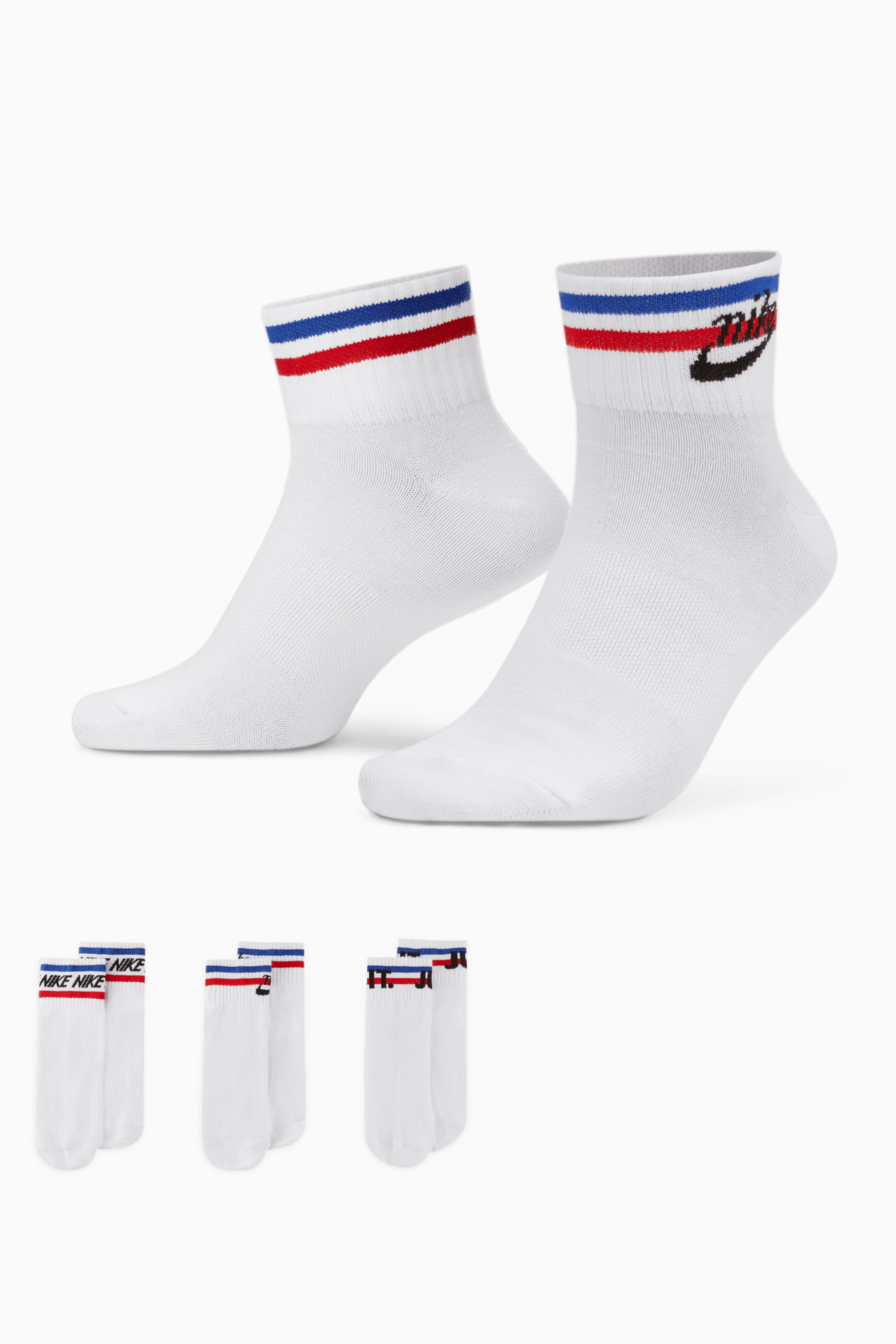 Skarpety Nike Everyday Essential 3-Pack - Biały