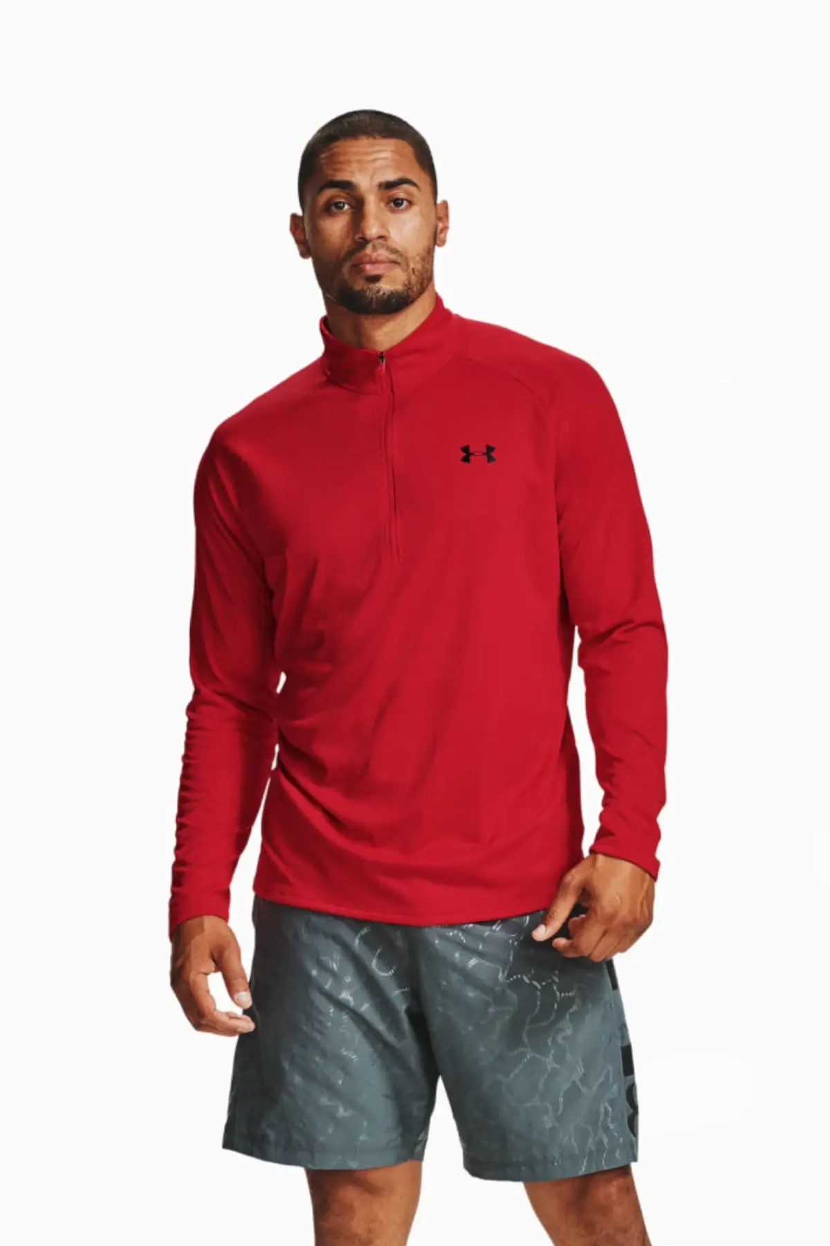 Bluza Under Armour Tech 1/2 Zip - Czerwony