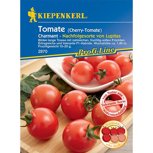 1 szt, Cherrytomate Charmant F1 - Samen: Ilość w opakowaniu: 1 Stück