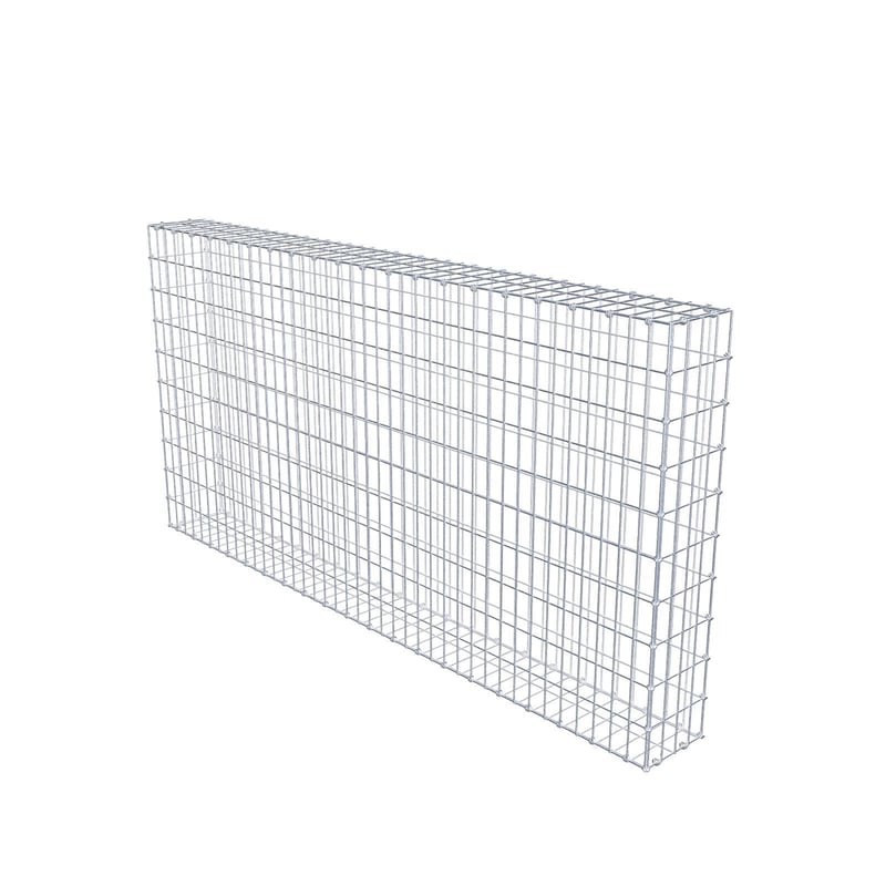Gabion 200 cm x 100 cm x 20 cm (dł. x wys. x gł.), rozmiar oczek 5 x 10 cm, pierścień spiralny