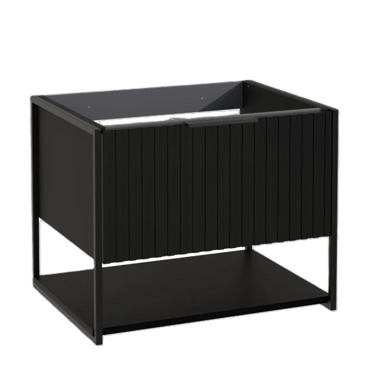 Szafka pod umywalkę TURF BLACK VINTAGE 60-1S 60cm czarna