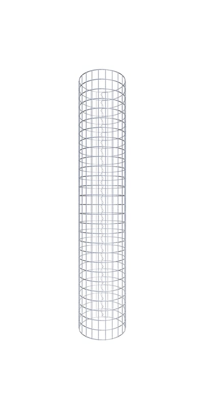 Kolumna gabionowa średnica 37 cm MW 5 x 5 cm okrągła - wysokość: 140 cm