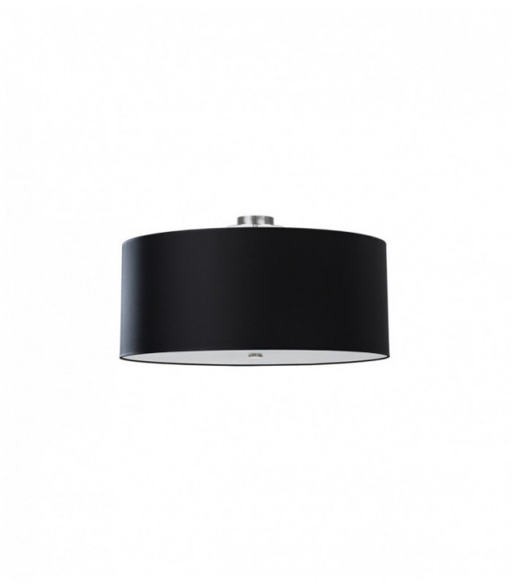 Żyrandol OTTO 70 czarny, minimalistyczny - 70x70x35cm Sollux