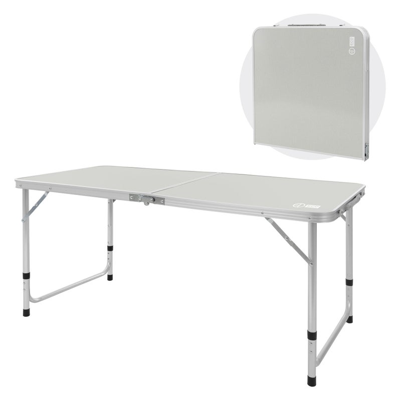 Skladany stól kempingowy Stól ogrodowy z uchwytem do przenoszenia Aluminium 120x