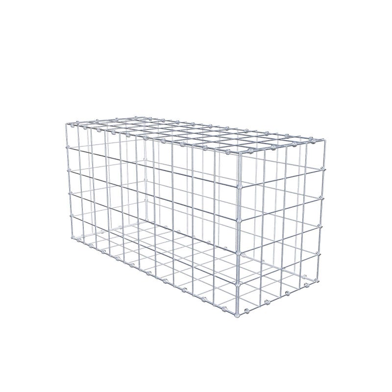 Gabion 100 cm x 50 cm x 40 cm (dł. x wys. x gł.), rozmiar oczka 10 x 10 cm, pierścień spiralny
