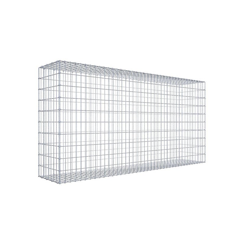 Gabion 200 cm x 100 cm x 40 cm (dł. x wys. x gł.), rozmiar oczka 5 cm x 10 cm, pierścień typu C