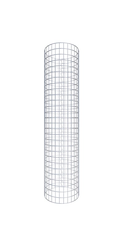 Kolumna gabionowa średnica 47 cm MW 5 x 5 cm okrągła - wysokość: 140 cm