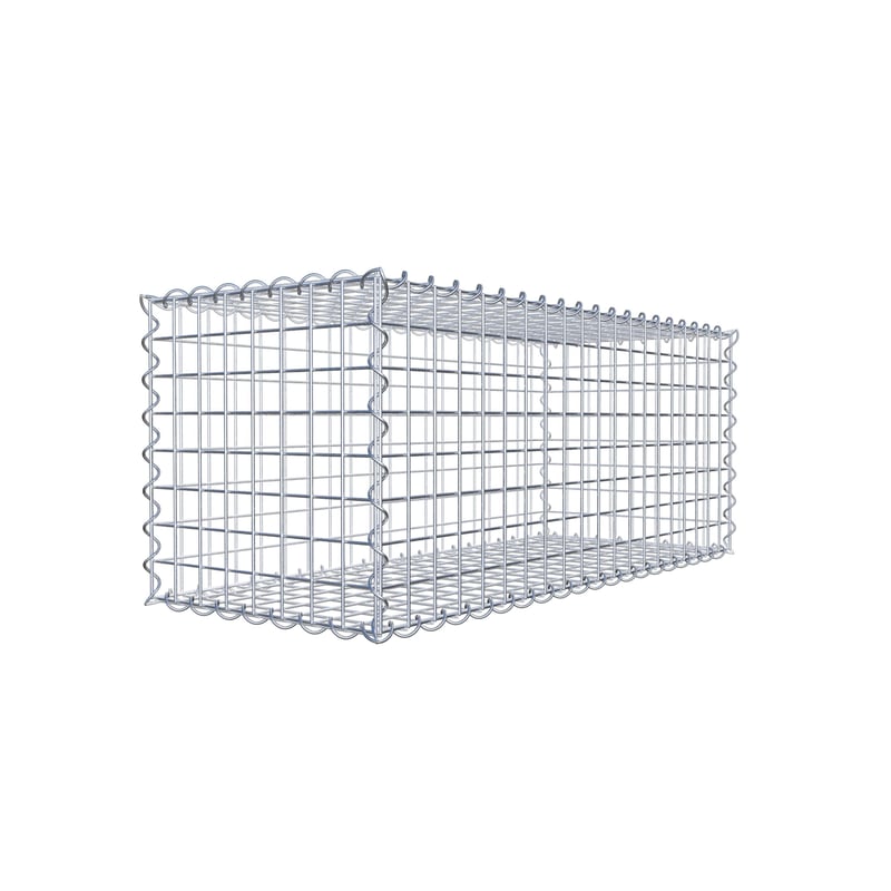 Gabion 100 cm x 40 cm x 40 cm (dł. x wys. x gł.), rozmiar oczek 5 cm x 5 cm, spirala