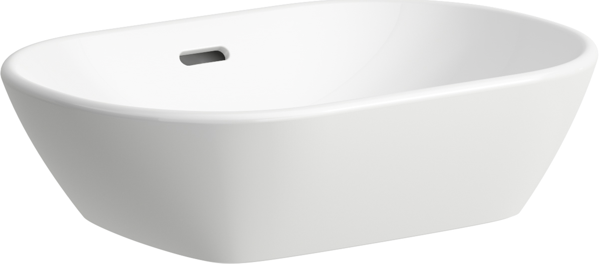 Laufen Lua umywalka 50x35 cm owalna nablatowa biała H8120834001121