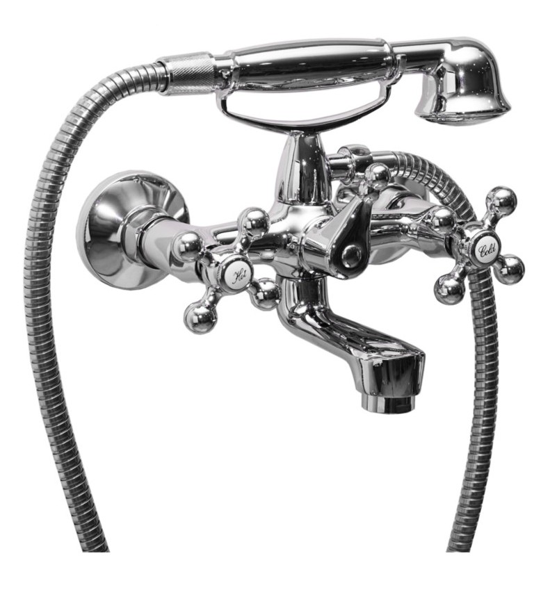 Sea-Horse Retro bateria wannowo-prysznicowa kompletna chrom BJA903
