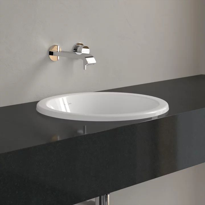 Villeroy & Boch Loop & Friends umywalka 45x45 cm wpuszczana okrągła Weiss Alpin 4A600001