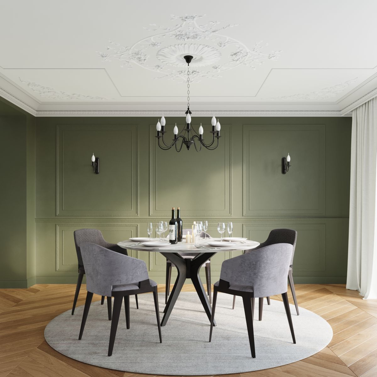 Sollux Lighting Minerwa lampa wisząca 7x40W czarna SL.0219 - Wysyłka w 24h