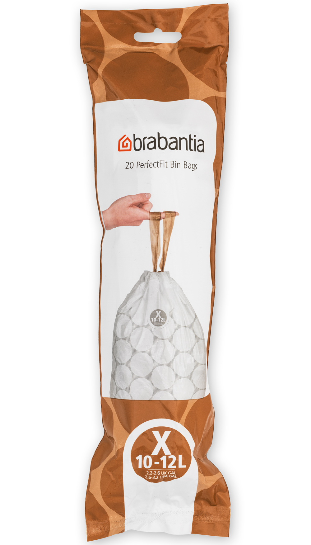 Brabantia PerfectFit worki na śmieci 12 l (20 szt) biały 116728