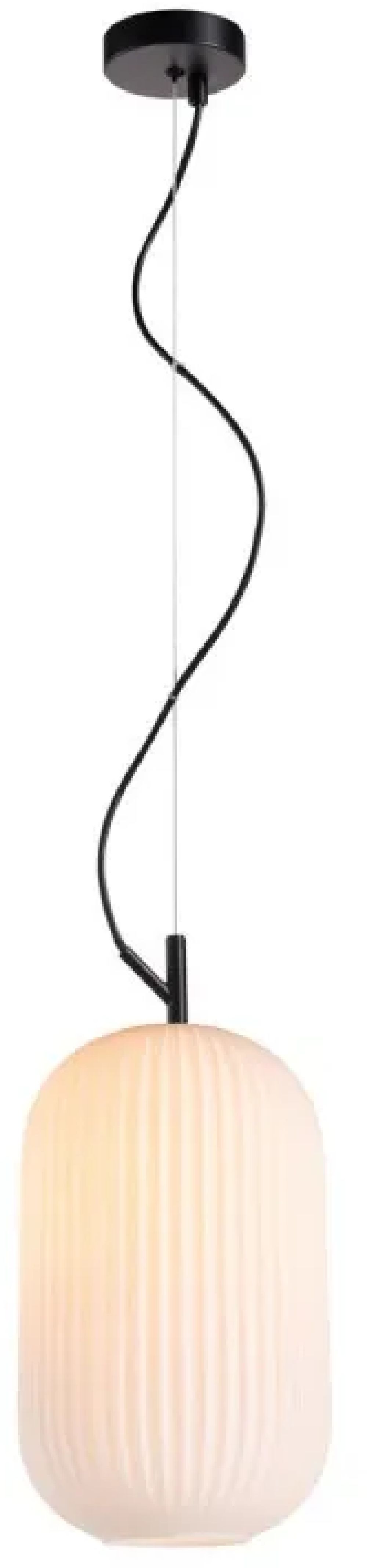 Italux Rues lampa wisząca 1x60 W czarna PND-64536C-M-BL-OPA