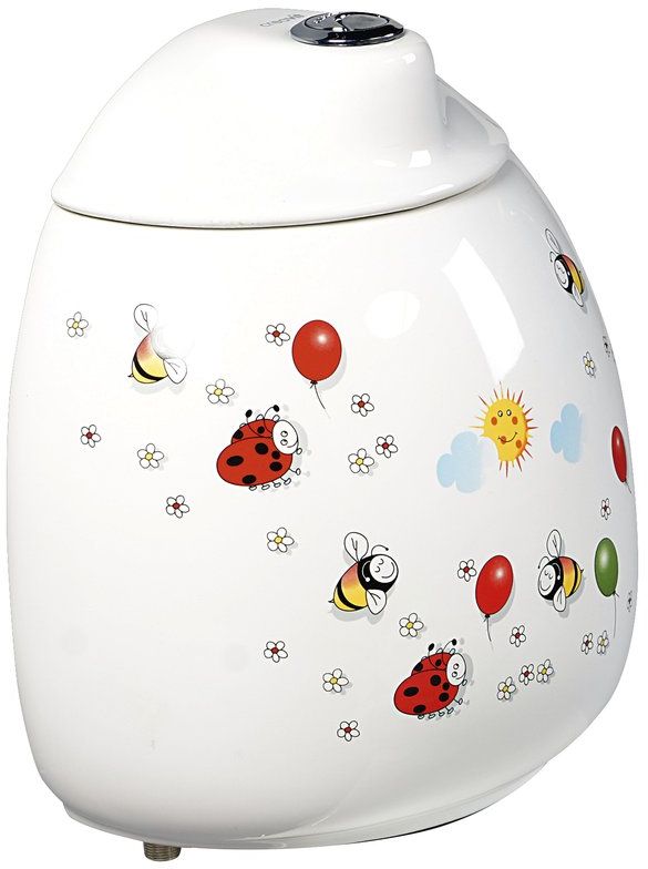 Creavit Kid zbiornik WC do kompaktu biały/wzór CK400.00CB00E.FF00 - Wysyłka w 24h