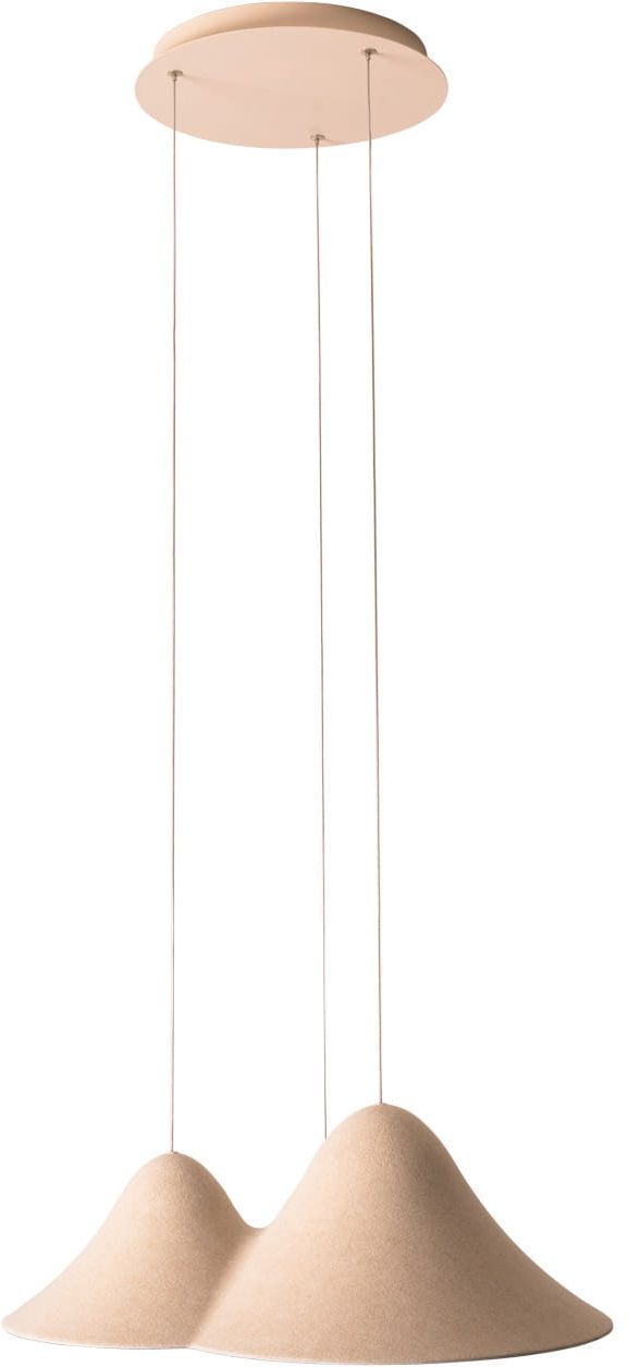 MaxLight Bellmond lampa wisząca 21 W szary/popielaty-kremowa P0566