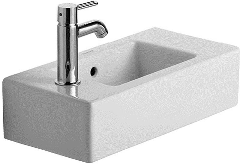 Duravit Vero umywalka 50x25 cm meblowa prostokątna WonderGliss biała 07035000091