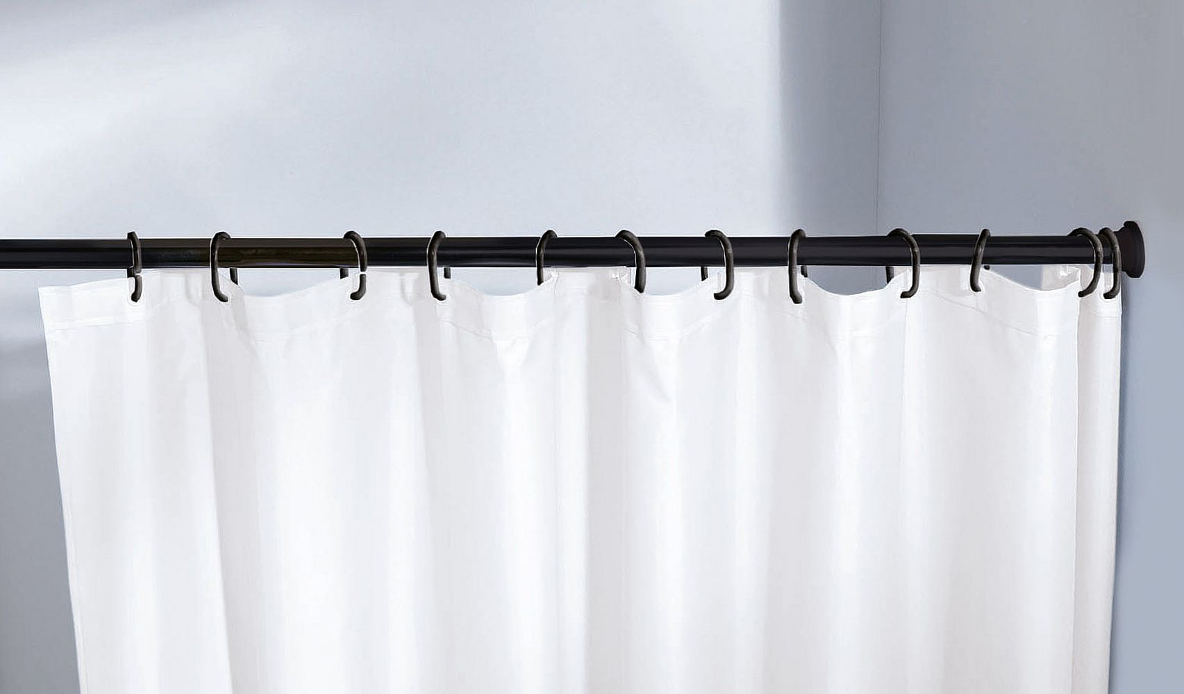 Kleine Wolke DV-Ringe kółka zasłon prysznicowych 12 szt czarny 0268926000 - Wysyłka w 24h