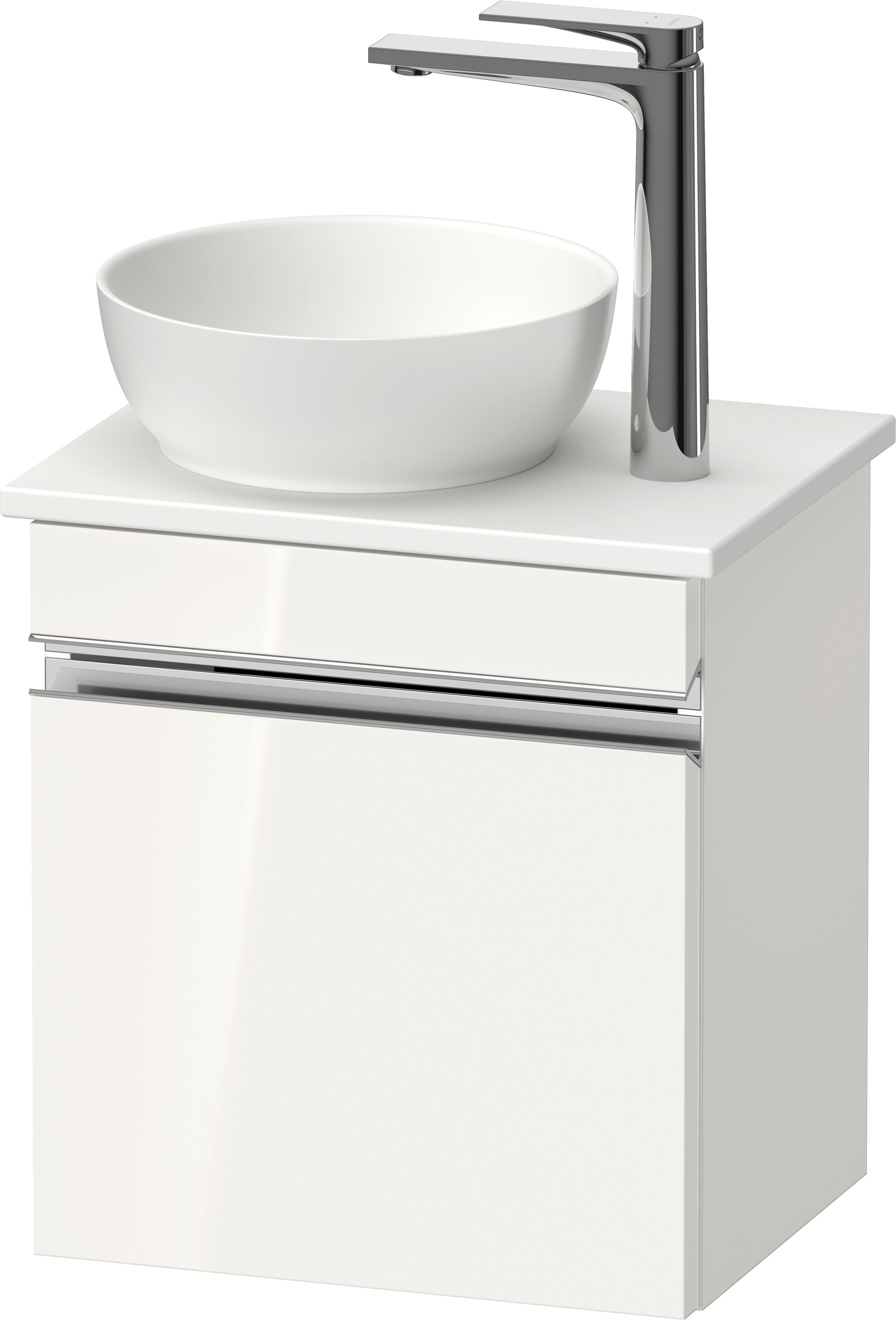 Duravit Sivida szafka 40x32,5x44 cm podumywalkowa wisząca biała-chrom SV4656L10220000