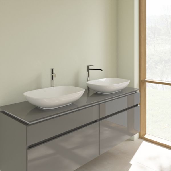 Villeroy & Boch Loop & Friends umywalka 56x38 cm prostokątna nablatowa biała 4A490101