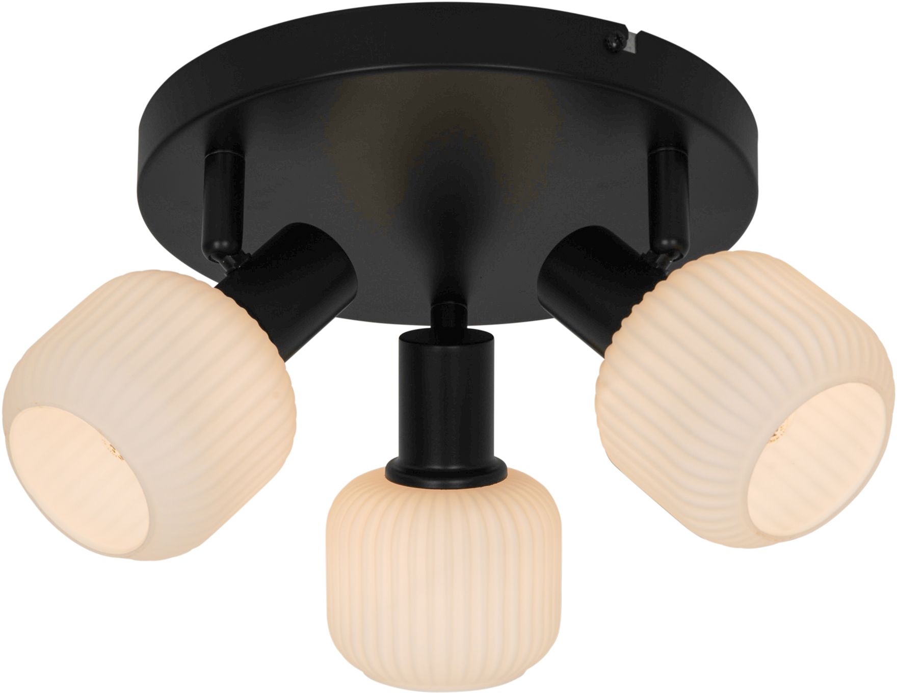 Zuma Line Stem lampa podsufitowa 3x25W biały/czarny R5021009A-3R
