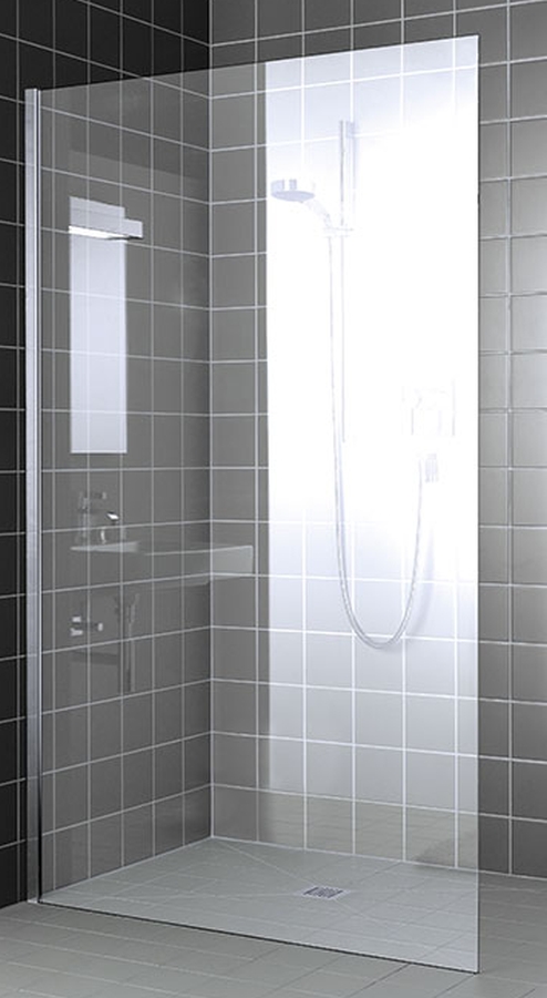 Kermi XC WIO Walk-In ścianka prysznicowa 110 cm srebrny połysk/szkło przezroczyste XCWIO11020VPK