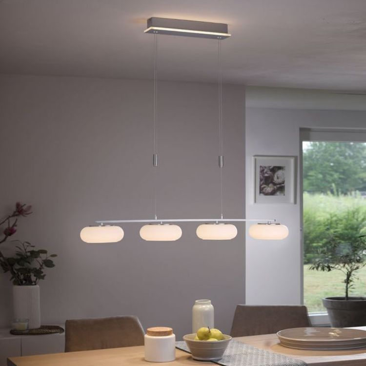 Paul Neuhaus Q-Etienne lampa wisząca 4x8W/1x6W LED stal 2079-55