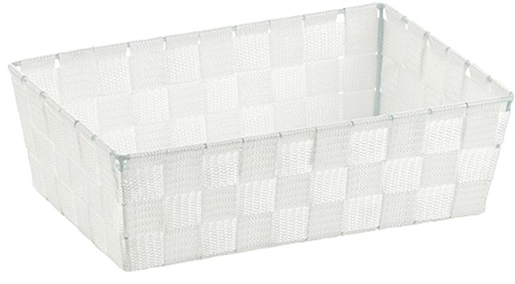 Kela Alvaro koszyk łazienkowy 29,5x20,5 cm biały 23020 - Wysyłka w 24h