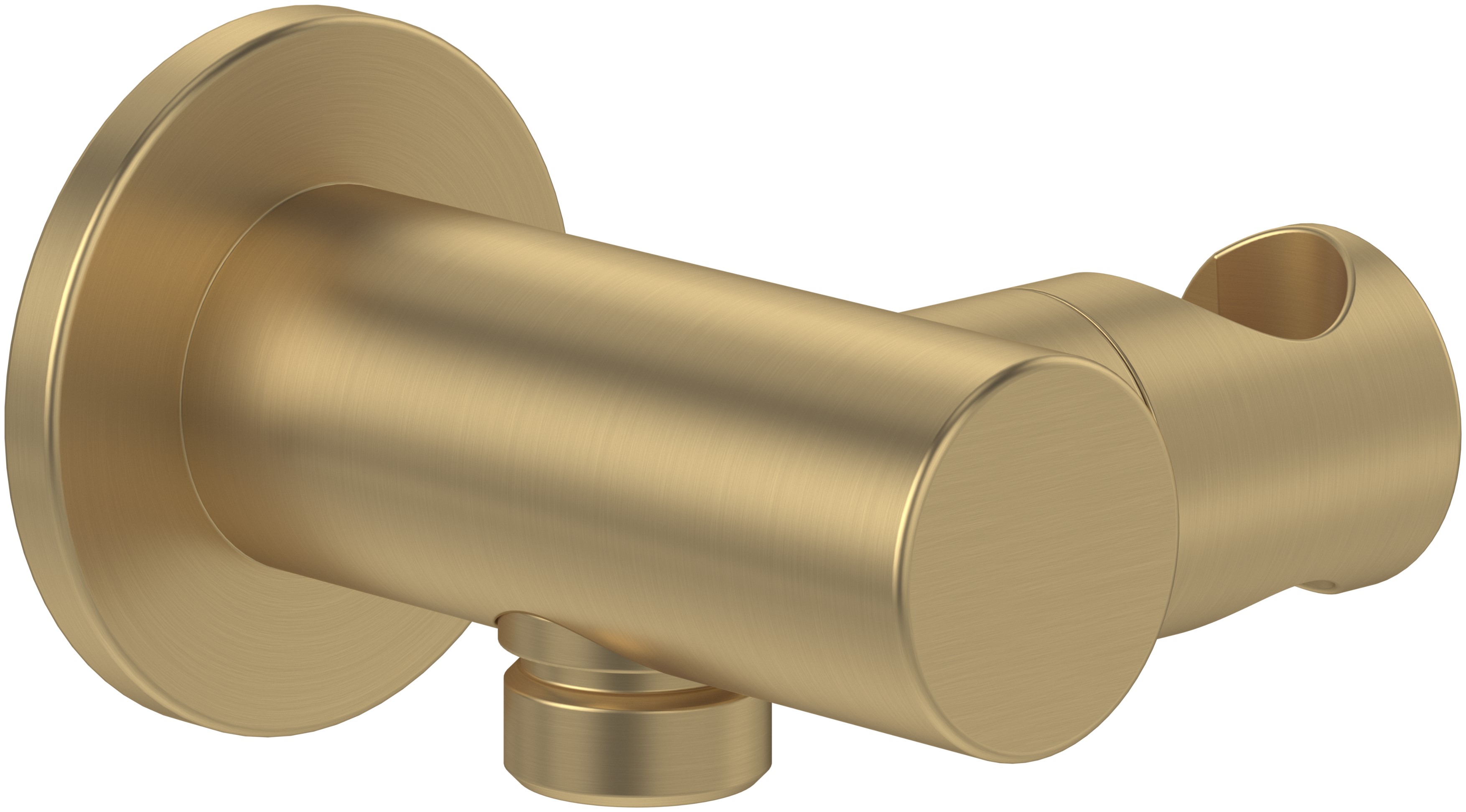 Villeroy & Boch Universal Showers przyłącze kątowe z uchwytem złoty szczotkowany TVC00046200076