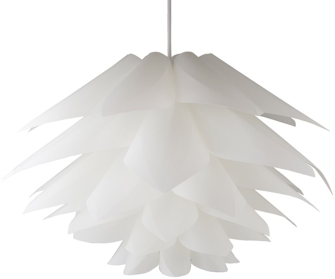 Abigali Lotus lampa wisząca 1x40W biała LOTUS