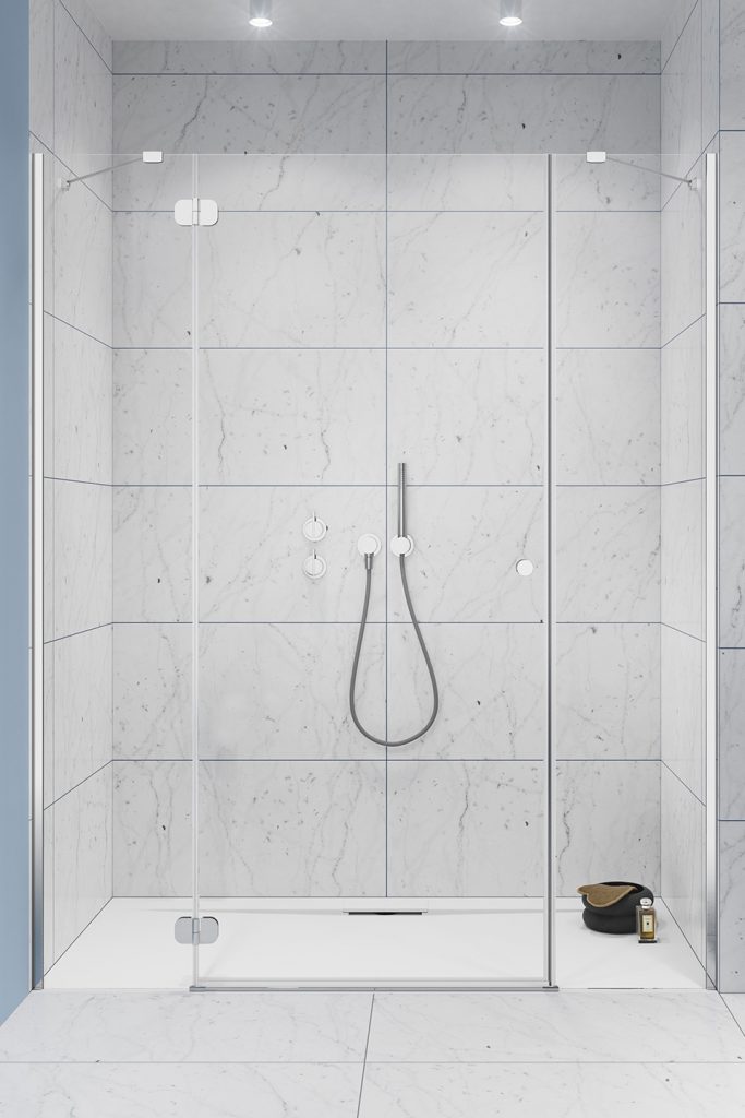 Radaway Torrenta DWJS drzwi prysznicowe 81,2 cm lewe chrom/szkło przezroczyste 1320812-01-01L