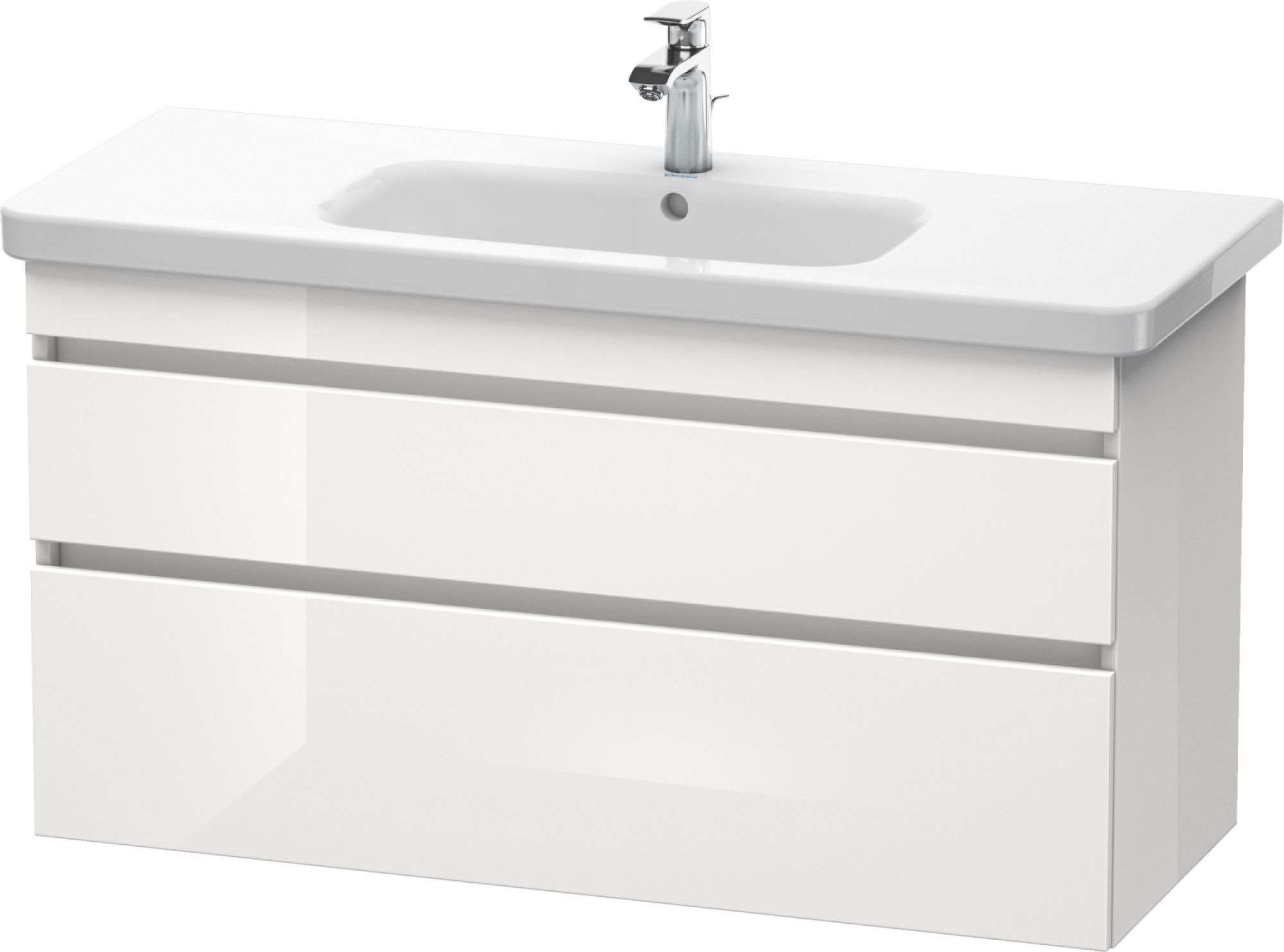 Duravit DuraStyle szafka 113 cm podumywalkowa biały połysk DS649502222