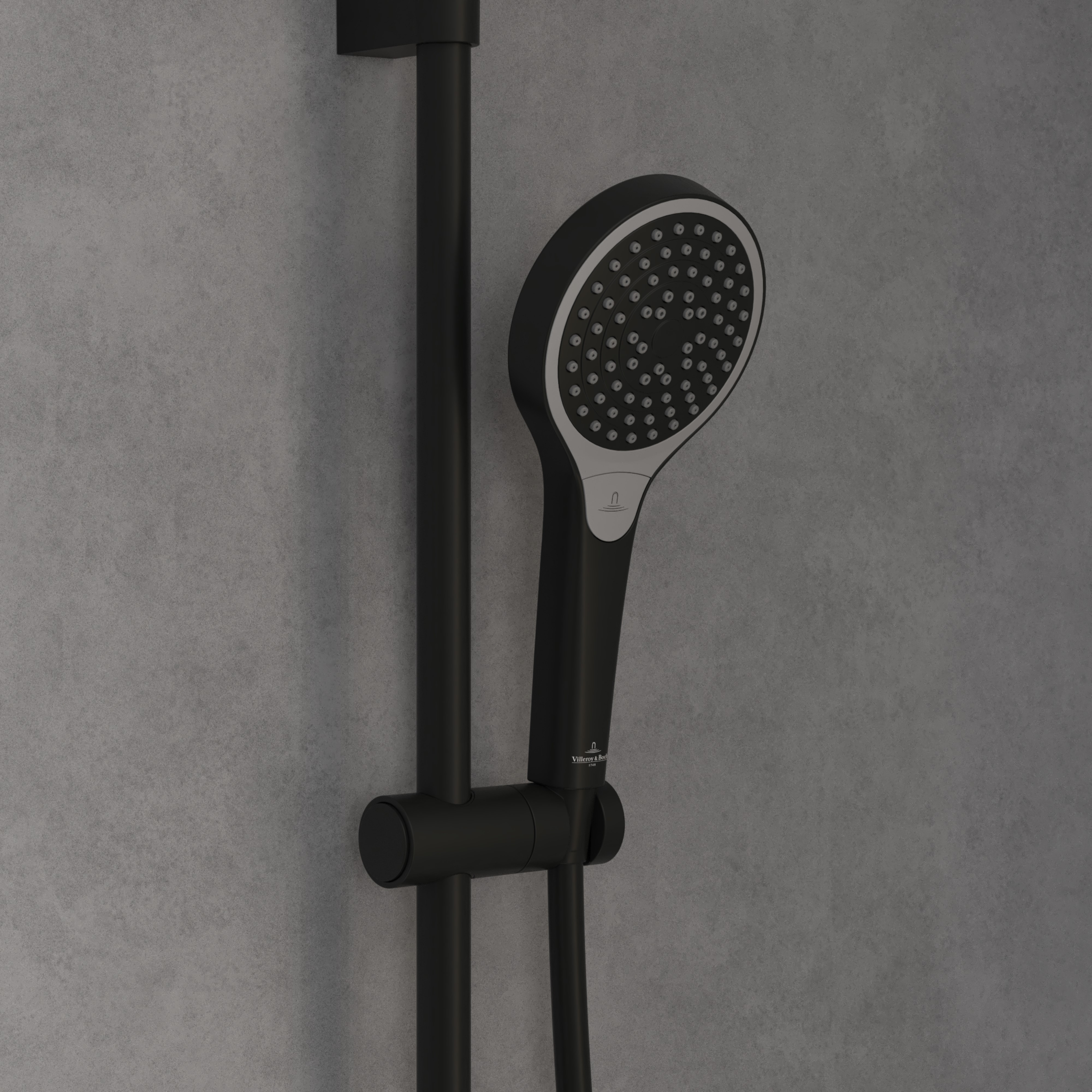 Villeroy & Boch Verve Showers słuchawka prysznicowa czarny mat TVS109001000K5 - Wysyłka w 24h