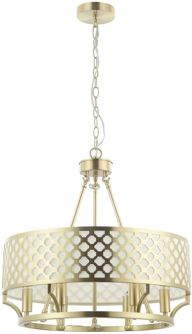 Orlicki Design Verno lampa wisząca 6x12 W biała-złota OR84382