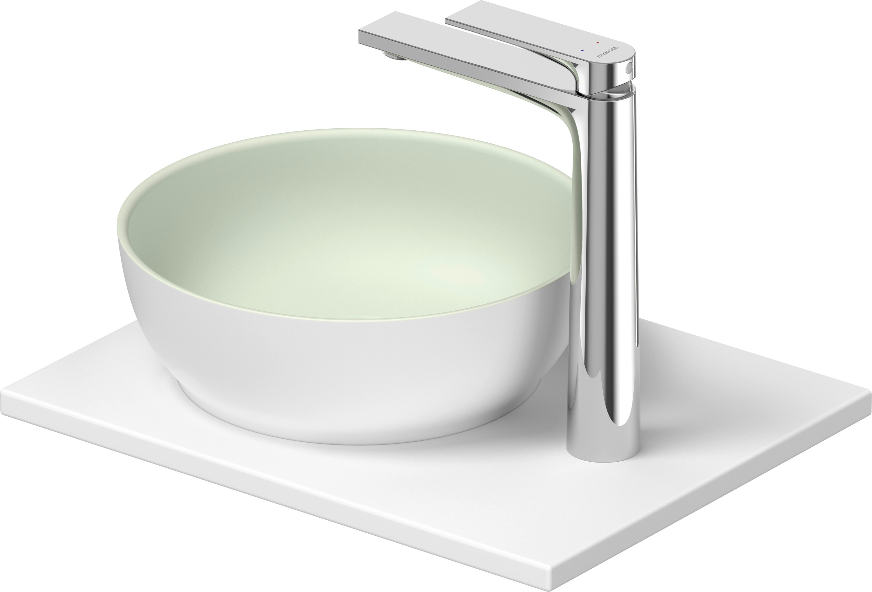Duravit Sivida umywalka z konsolą 41 cm białą 268022FG00
