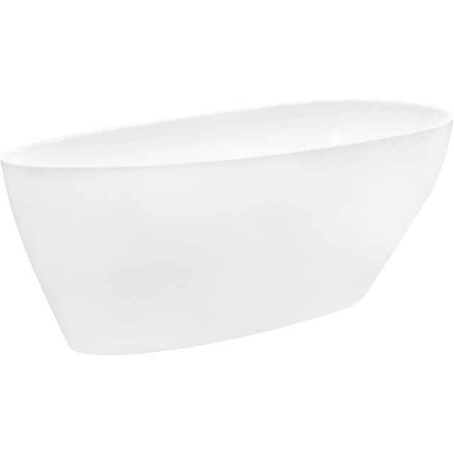 BESCO Wanna wolnostojąca GOYA 160x70 cm standardowy klik-klak chrom #