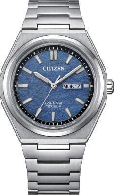 Zegarek męski Citizen Super Titanium Zenshin Three-Hand AW0130-85LE