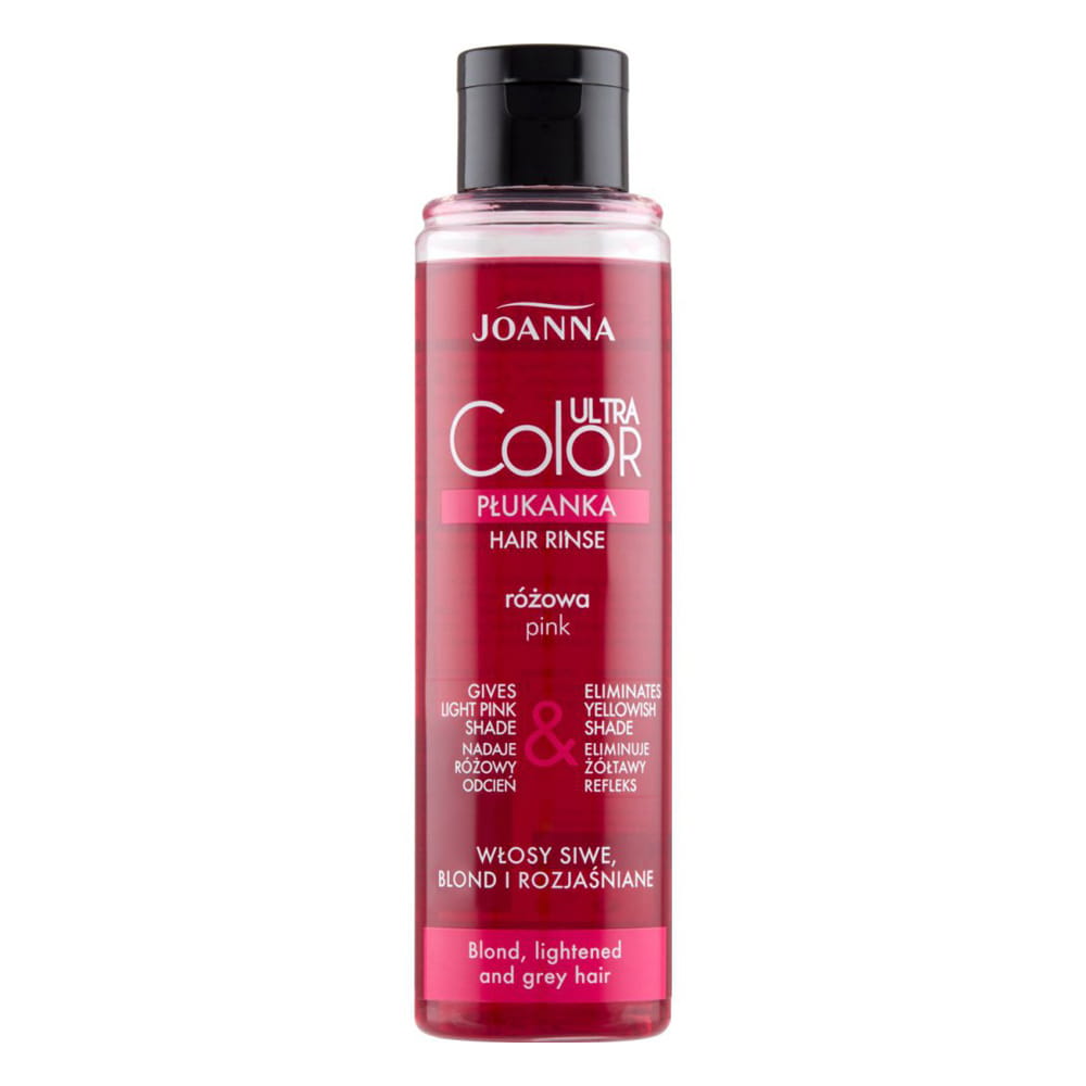 Płukanka do włosów różowa Joanna ultra color 150 ml