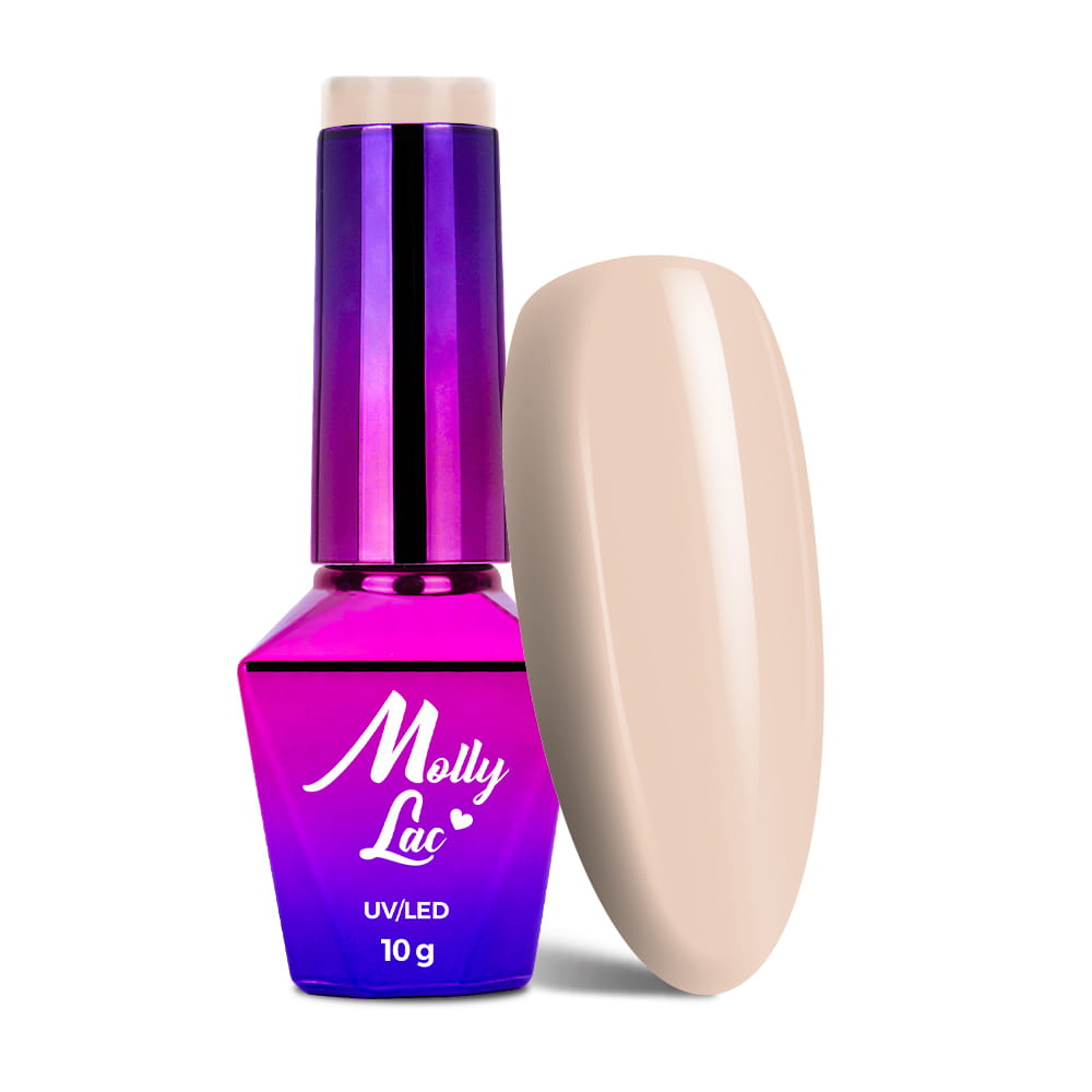 Lakier hybrydowy MollyLac Yoga Śalabhasana 10 g Nr 84