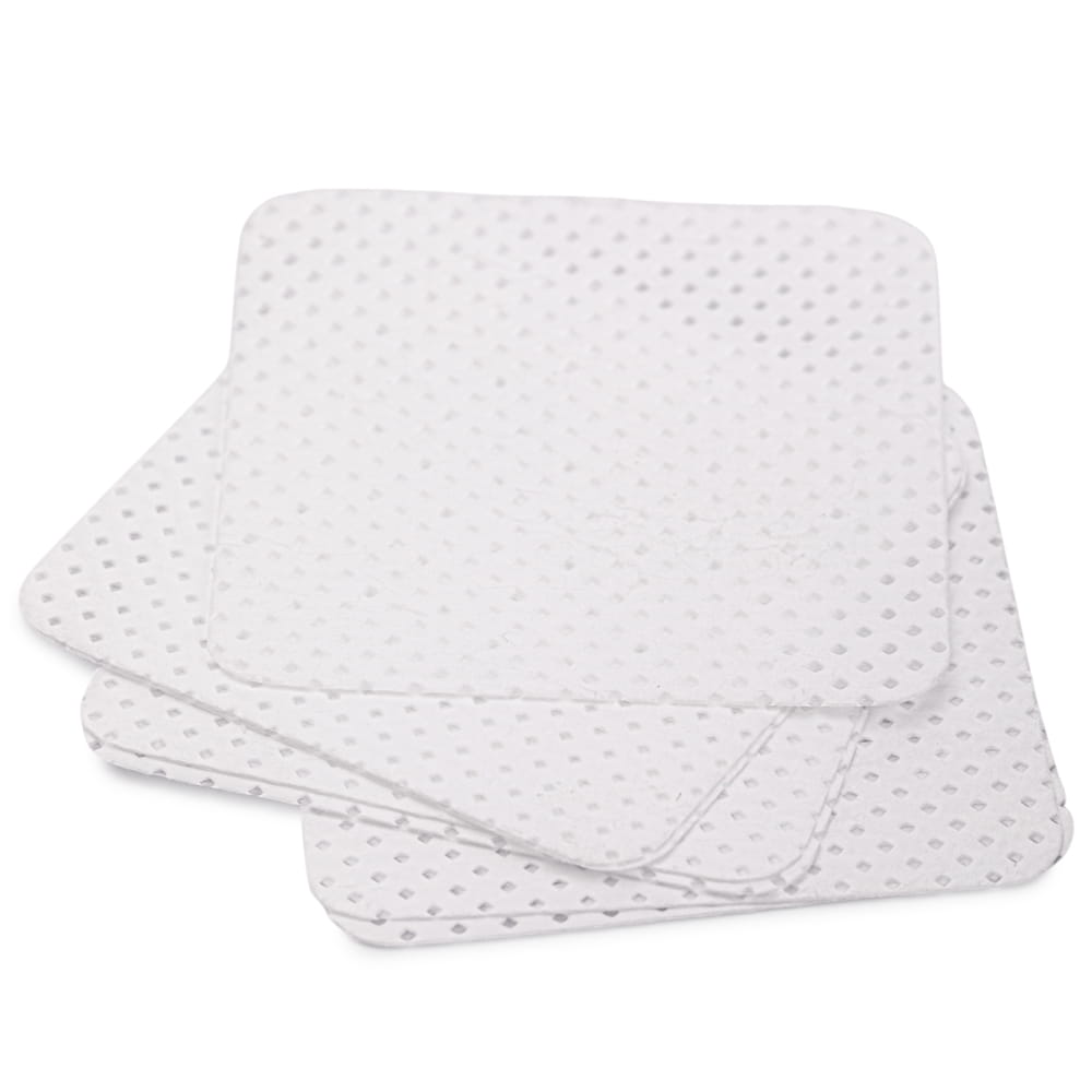 Waciki bezpyłowe perforowane do paznokci AlleLac białe 5x5 cm 540 szt