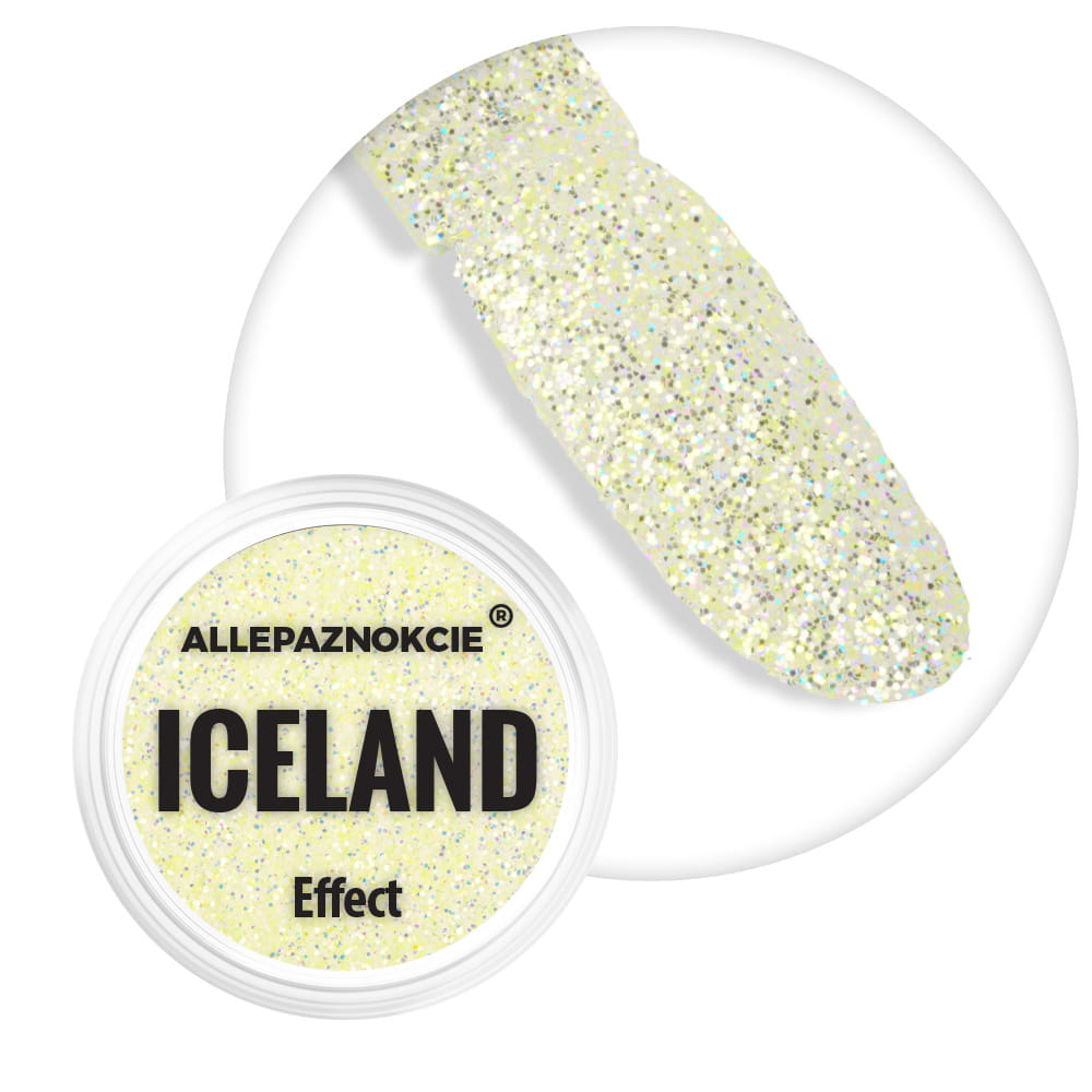 Pyłek do paznokci Iceland Effect Allepaznokcie Nr 9