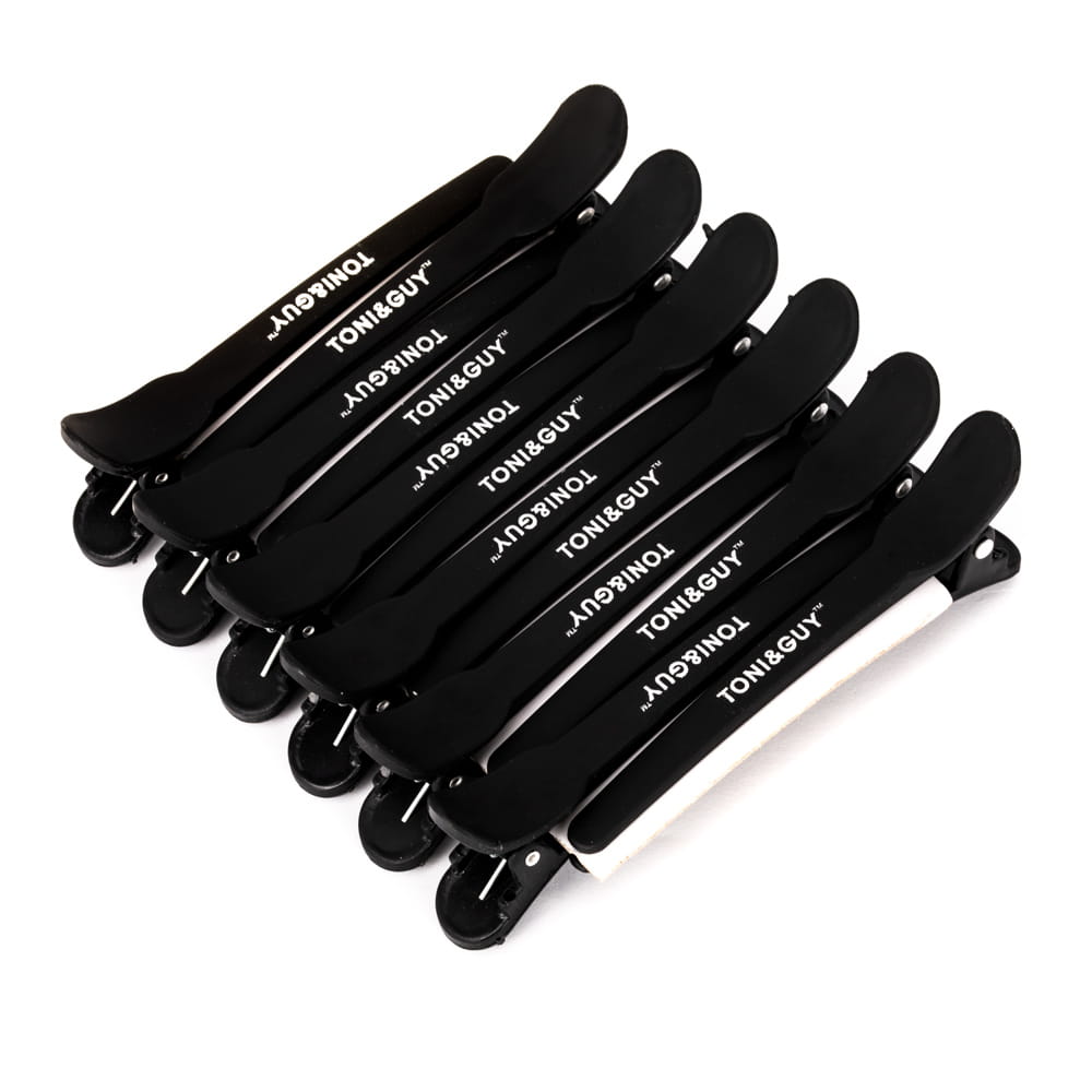 Klips do włosów Toni Guy klasyczny czarny 12 szt