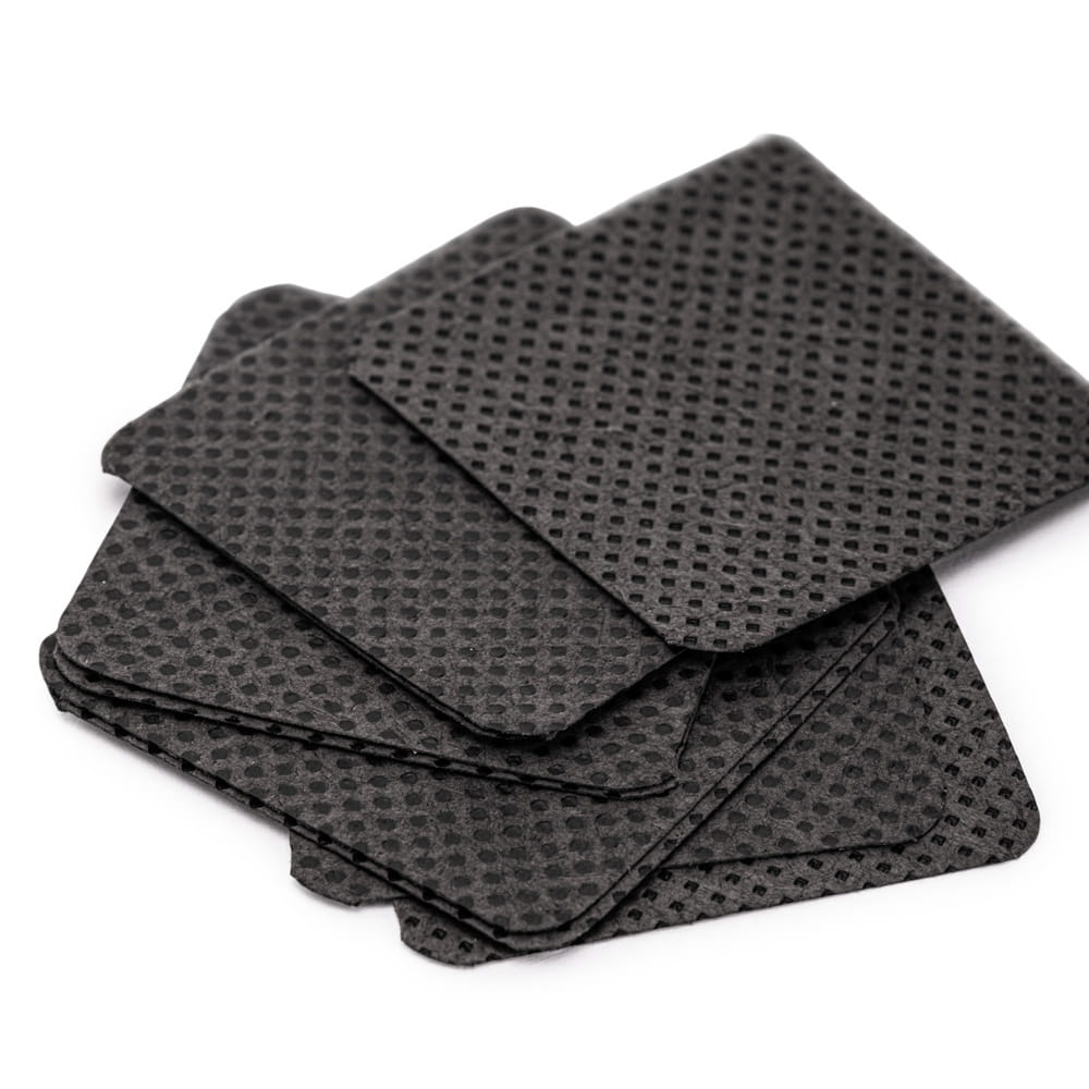 Waciki bezpyłowe perforowane do paznokci AlleLac czarne 5x5 cm 540 szt